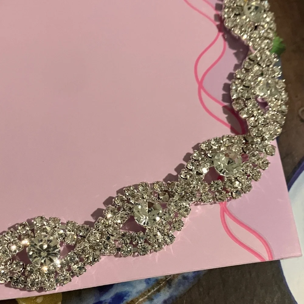 Silver Rhinestone Hair Comb